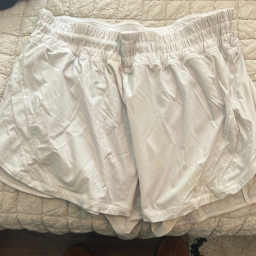 Lulu lemon white shorts